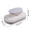 Cleaning Brush Grey PP + Scouring Pad 1 Piece 2