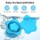 Silicone Ice Tray with Lid 40 oz Cylindrical 5