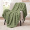 Soft Thick Throw Blanket 27.5 x 39.3 In Green 4