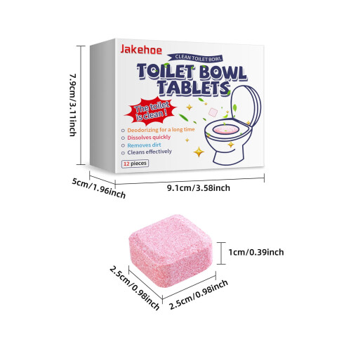 TACILIP toilet cleaning tablets deodorizing bubble 12 pcs 1