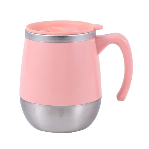 Caneca térmica Tropical Leaf rosa 500ml 1