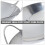 Stainless Steel Wok Pan with Double Handle 8 Inch 2