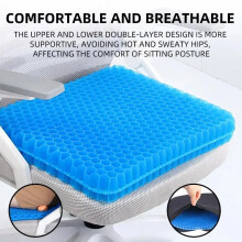 Gel Seat Cushion Honeycomb Pressure Relief Pad