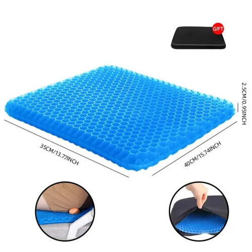 Gel Seat Cushion Honeycomb Pressure Relief Pad 1