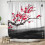 Cherry Blossom Shower Curtain Polyester 72x84 Inch 5
