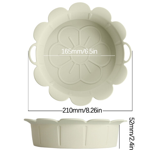 Silikon-Einlage für Heißluftfritteusen, wiederverwendbare quadratische Matte, 2er-Pack 2