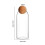 Glasvorratsglas mit Holzdeckel, 1000 ml 4