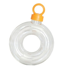 Moderne waterfles in donutstijl met ergonomische-Oranje 1
