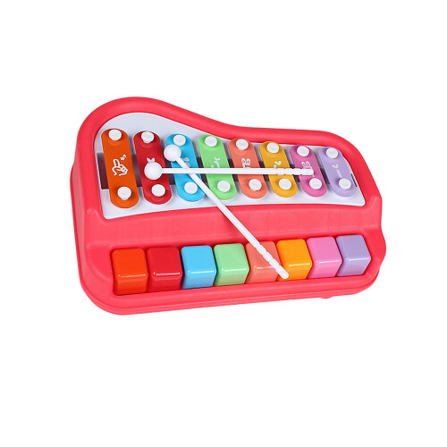 Educational 8 Note Xylophone For Toddlers Explore Music-Red