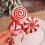 Christmas candy tree ornament red white lollipop 1 piece 5