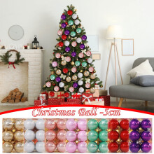 Christmas Ball Ornaments Purple 2 Inch 12pcs