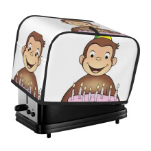Curious George toaster cover 2-slice polyester