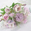 Faux Flower Bouquet Artificial Silk Holiday Decor 2