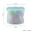 Sac de conservation alimentaire réutilisable en silicone | Hermétique | 3