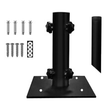 Metal Umbrella Stand for Deck, Patio & Lawn