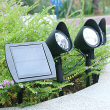 Solar LED tuinverlichting voor buiten, decoratieve projector, 3-pack