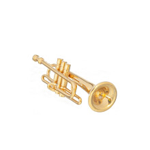 Brass Trumpet Miniature Model 2 Inch