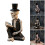 Gothic Skeleton Figure Reading Book Resin Decors Ornament For 2