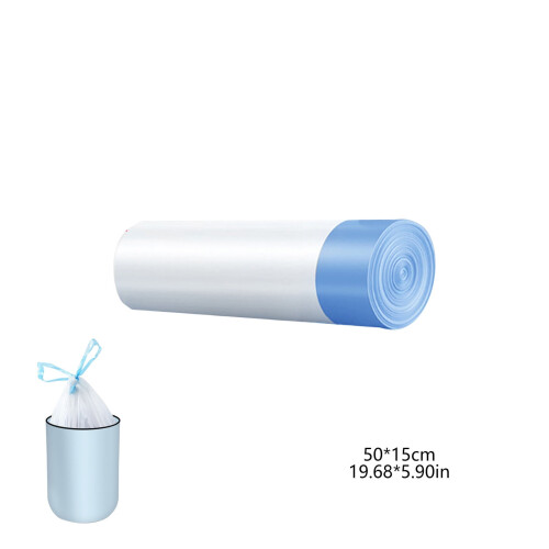Drawstring Garbage Bags Thick Leak-Proof 4-6 Gallon 2
