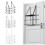 Breathable Fabric Garment Organizers Protects Delicates-White 3