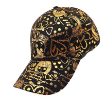 Unisex Colorful Eye Graffiti Print Baseball Caps Outdoor-Black