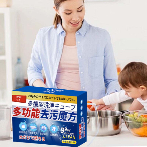 Compresse detergenti bioenzimatiche, 10 pezzi, 99 g 2