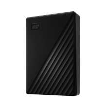 WD 6TB My Passport portable external storage, external hard drive, USB 3.0, portable HDD with software for device management, backup and password pro
