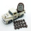 Legering mini-koffiewagenmodel met 15-delige- Romig wit 6