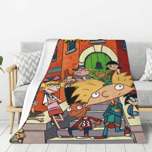 Manta de flanela macia Hey Arnold 80x60 polegadas 2