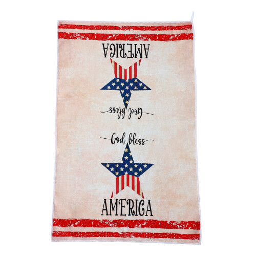 Torchon de cuisine 4 juillet, coton/polyester, 45 x 70 cm 1