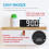 LED digital alarm clock with temperature display and 5