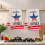 Torchon de cuisine 4 juillet, coton/polyester, 45 x 70 cm 4