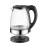 Electric Tea Kettle Glass 1.7L Auto Shut-off Stainless 3