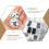 Silver Disco Balls Hanging Ornament 12 pcs 6