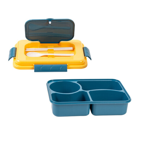 Boîte à bento Aufmer 1600 ml, 4 compartiments avec cuillère 2