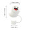 Halloween silicone straw cover cap 1 pc 2
