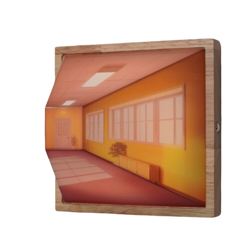Luminária de parede 3D para quarto (1 unidade) 1