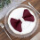 Serviettes de table bordeaux en polyester, 20 pièces, 43 cm (17 pouces) 5