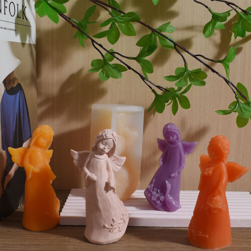 Moule d'aile d'ange en Silicone Flexible, pour décoration-2 2
