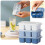 Zynic silicone ice cube tray with lid and storage box 18 pcs 2