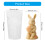 Moules à bougies en Silicone en forme de lapin, de qualité 3