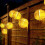 Lantern String Lights Outdoor Garden Decoration 2M 10 LED 5