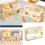 Multifunctional Kitchen Sink Organizer With Drainer-cream color 3