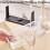 Multifunctional Kitchen Sink Organizer With Drainer-cream color 7