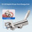 Steel Presser Foot for Flatbed Machines Extended-bright silver 3