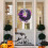 Τεχνητά στεφάνια για το Halloween για εσωτερική και εξωτερική διακόσμηση 4