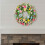 Plastic Easter Decorative Wreath 35Cm With Simulated Eggs-S 2
