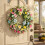 Plastic Easter Decorative Wreath 35Cm With Simulated Eggs-S 5