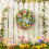 Plastic Easter Decorative Wreath 35Cm With Simulated Eggs-S 6