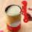 Ouvre-boîte manuel rouge, gadget de cuisine portable 5